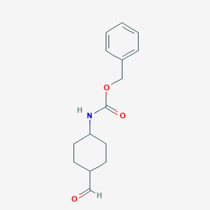 molecular formula C15H19NO3 B113280 苄基 4-甲酰基环己基氨基甲酸酯 CAS No. 917022-26-5