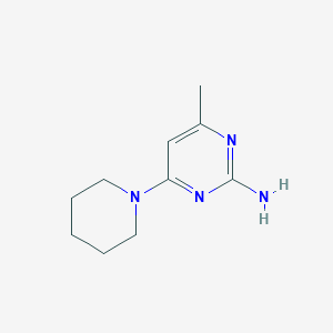 molecular formula C10H16N4 B113281 2-氨基-4-哌啶基-6-甲基嘧啶 CAS No. 91717-22-5