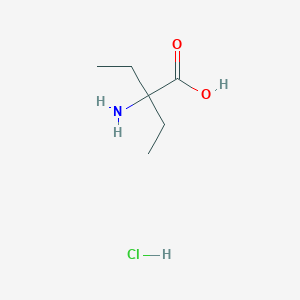 molecular formula C6H14ClNO2 B113289 2-Amino-2-ethylbutanoic acid hcl CAS No. 92398-53-3