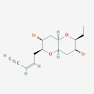 (2S,3S,4aR,6S,7S,8aR)-3,7-dibromo-6-ethyl-2-[(Z)-pent-2-en-4-ynyl]-2,3,4,4a,6,7,8,8a-octahydropyrano[3,2-b]pyran