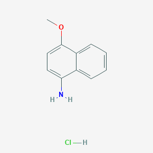 molecular formula C11H12ClNO B113291 4-Methoxynaphthalen-1-amine hydrochloride CAS No. 92599-05-8