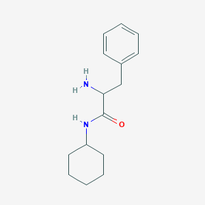 molecular formula C15H22N2O B113294 2-amino-N-cyclohexyl-3-phenylpropanamide CAS No. 92698-80-1