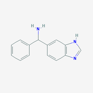 molecular formula C14H13N3 B113301 (1H-Benzo[d]imidazol-5-yl)(phenyl)methanamine CAS No. 929974-45-8