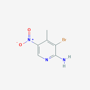 B113302 2-Amino-3-bromo-5-nitro-4-picoline CAS No. 929976-32-9