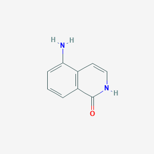 molecular formula C9H8N2O B113303 5-aminoisoquinolin-1(2H)-one CAS No. 93117-08-9