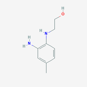 molecular formula C9H14N2O B113334 2-[(2-Amino-4-methylphenyl)amino]ethanol CAS No. 949159-37-9