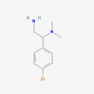 [2-Amino-1-(4-bromophenyl)ethyl]dimethylamine