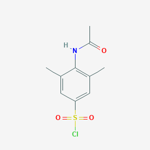 4-Acetamido-3,5-dimethylbenzene-1-sulfonyl chloride