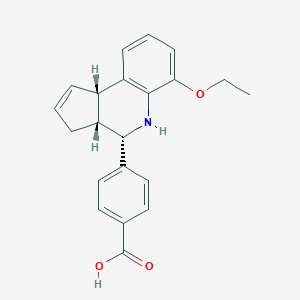 4-[(3aR,4S,9bS)-6-ethoxy-3a,4,5,9b-tetrahydro-3H-cyclopenta[c]quinolin-4-yl]benzoic acid