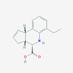(3aR,4S,9bS)-6-ethyl-3a,4,5,9b-tetrahydro-3H-cyclopenta[c]quinoline-4-carboxylic acid
