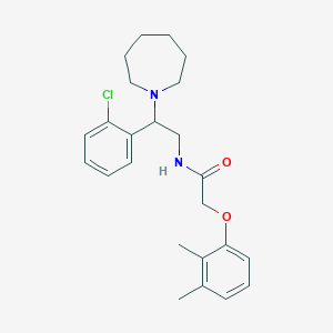 molecular formula C24H31ClN2O2 B11336498 N-[2-(azepan-1-yl)-2-(2-chlorophenyl)ethyl]-2-(2,3-dimethylphenoxy)acetamide 