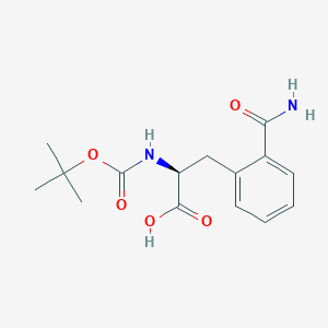 molecular formula C15H20N2O5 B113373 Boc-L-2-Carbamoylphenylalanine CAS No. 959573-27-4