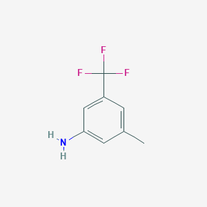 molecular formula C8H8F3N B113375 3-Amino-5-methylbenzotrifluoride CAS No. 96100-12-8