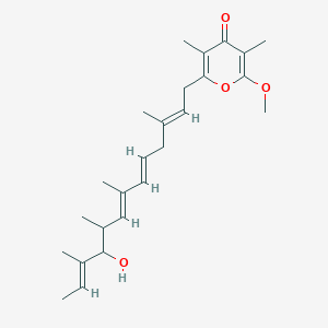 molecular formula C25H36O4 B011338 Actinopyrone A CAS No. 101359-68-6