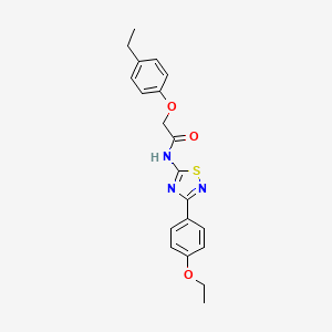 molecular formula C20H21N3O3S B11338481 N-[3-(4-ethoxyphenyl)-1,2,4-thiadiazol-5-yl]-2-(4-ethylphenoxy)acetamide 