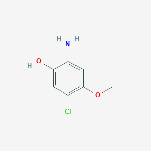 molecular formula C7H8ClNO2 B113385 2-Amino-5-Chloro-4-methoxyphenol CAS No. 98280-37-6