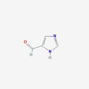 molecular formula C4H4N2O B113399 1H-Imidazole-4-carbaldehyde CAS No. 3034-50-2
