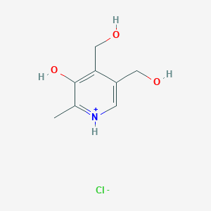 molecular formula C8H12ClNO3 B001134 Pyridoxine hydrochloride CAS No. 58-56-0