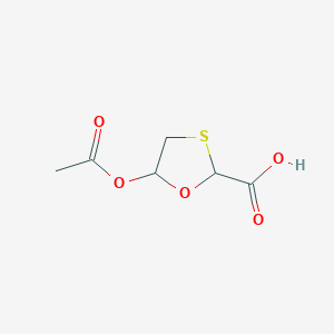 B113404 5-acetyloxy-1,3-oxathiolane-2-carboxylic Acid CAS No. 440105-45-3