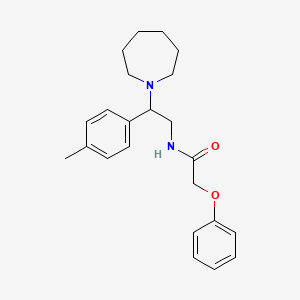 molecular formula C23H30N2O2 B11341427 N-[2-(azepan-1-yl)-2-(4-methylphenyl)ethyl]-2-phenoxyacetamide 