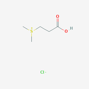 molecular formula (CH3)2S(+)CH2CH2COO(-) B113419 (2-羧乙基)二甲基磺鎓氯 CAS No. 4337-33-1