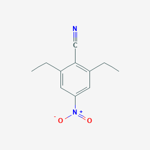 molecular formula C11H12N2O2 B011343 2,6-Diethyl-4-nitrobenzonitrile CAS No. 104216-34-4