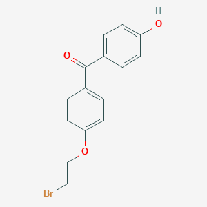 molecular formula C15H13BrO3 B113441 4-(2-Bromoethoxy)-4'-hydroxybenzophenone CAS No. 79578-62-4