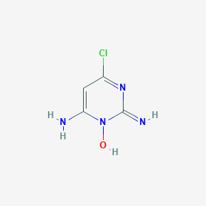 molecular formula C4H5ClN4O B113444 2,6-Diamino-4-chloropyrimidine 1-oxide CAS No. 35139-67-4