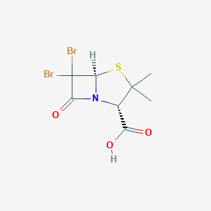 molecular formula C8H9Br2NO3S B113445 6,6-二溴青霉烷酸 CAS No. 24158-88-1