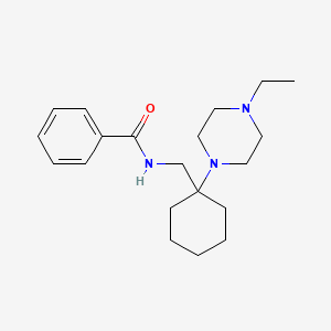 molecular formula C20H31N3O B11344786 N-{[1-(4-ethylpiperazin-1-yl)cyclohexyl]methyl}benzamide 
