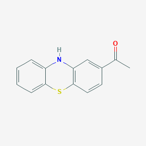 molecular formula C14H11NOS B113462 1-(10H-Phenothiazin-2-yl)ethanone CAS No. 6631-94-3