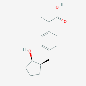 molecular formula C15H20O3 B113465 rac cis-Loxoprofen Alcohol CAS No. 371753-20-7