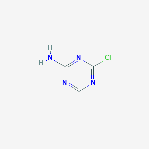 molecular formula C3H3ClN4 B113469 4-氯-1,3,5-三嗪-2-胺 CAS No. 7709-13-9