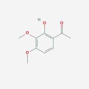 molecular formula C10H12O4 B113491 1-(2-hydroxy-3,4-dimethoxyphenyl)ethanone CAS No. 5396-18-9