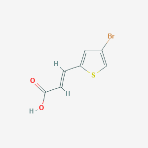 molecular formula C7H5BrO2S B011350 3-(4-Bromo-2-thienyl)acrylic acid CAS No. 103686-16-4