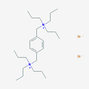 molecular formula C26H50Br2N2 B011352 tripropyl-[[4-[(tripropylazaniumyl)methyl]phenyl]methyl]azanium;dibromide CAS No. 101710-67-2