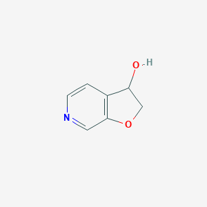 molecular formula C7H7NO2 B011355 2,3-Dihydrofuro[2,3-c]pyridin-3-ol CAS No. 106531-53-7