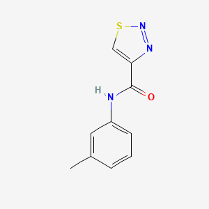 molecular formula C10H9N3OS B11356875 N-(3-methylphenyl)-1,2,3-thiadiazole-4-carboxamide 