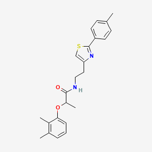 molecular formula C23H26N2O2S B11356903 2-(2,3-dimethylphenoxy)-N-{2-[2-(4-methylphenyl)-1,3-thiazol-4-yl]ethyl}propanamide 