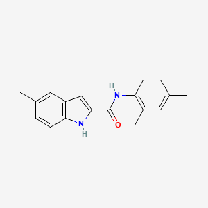molecular formula C18H18N2O B11357935 N-(2,4-dimethylphenyl)-5-methyl-1H-indole-2-carboxamide 