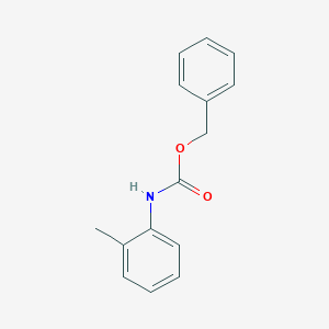 Carbamic acid, (2-methylphenyl)-, phenylmethyl ester (9CI)