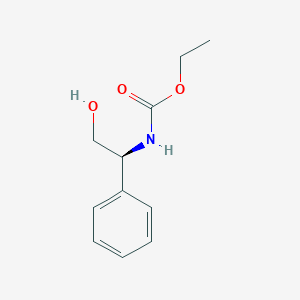 molecular formula C11H15NO3 B011361 ethyl N-[(1S)-2-hydroxy-1-phenylethyl]carbamate CAS No. 108493-65-8
