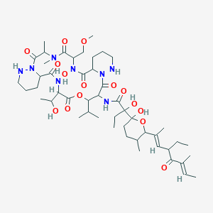 molecular formula C49H80N8O15 B011367 Azinothricin CAS No. 101342-90-9