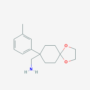 molecular formula C13H10N2O3 B113683 Methyl 3-(5-amino-4-cyanofuran-2-yl)benzoate CAS No. 1261269-02-6