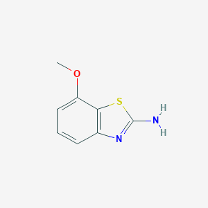 molecular formula C8H8N2OS B113687 7-Methoxybenzo[d]thiazol-2-amine CAS No. 1254300-95-2