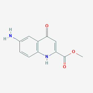 Methyl 6-amino-4-hydroxyquinoline-2-carboxylate