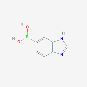 molecular formula C7H7BN2O2 B113720 (1H-Benzo[d]imidazol-5-yl)boronic acid CAS No. 1228183-22-9