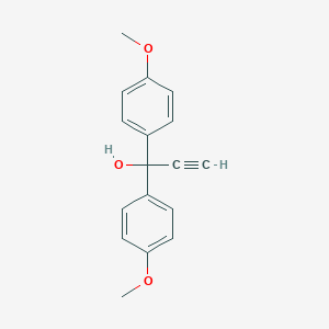 molecular formula C17H16O3 B011373 1,1-双(4-甲氧基苯基)丙-2-炔-1-醇 CAS No. 101597-25-5