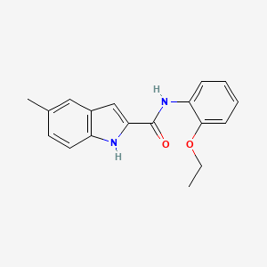 molecular formula C18H18N2O2 B11374681 N-(2-ethoxyphenyl)-5-methyl-1H-indole-2-carboxamide 