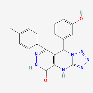 molecular formula C19H15N7O2 B11377839 Pfn1-IN-1 